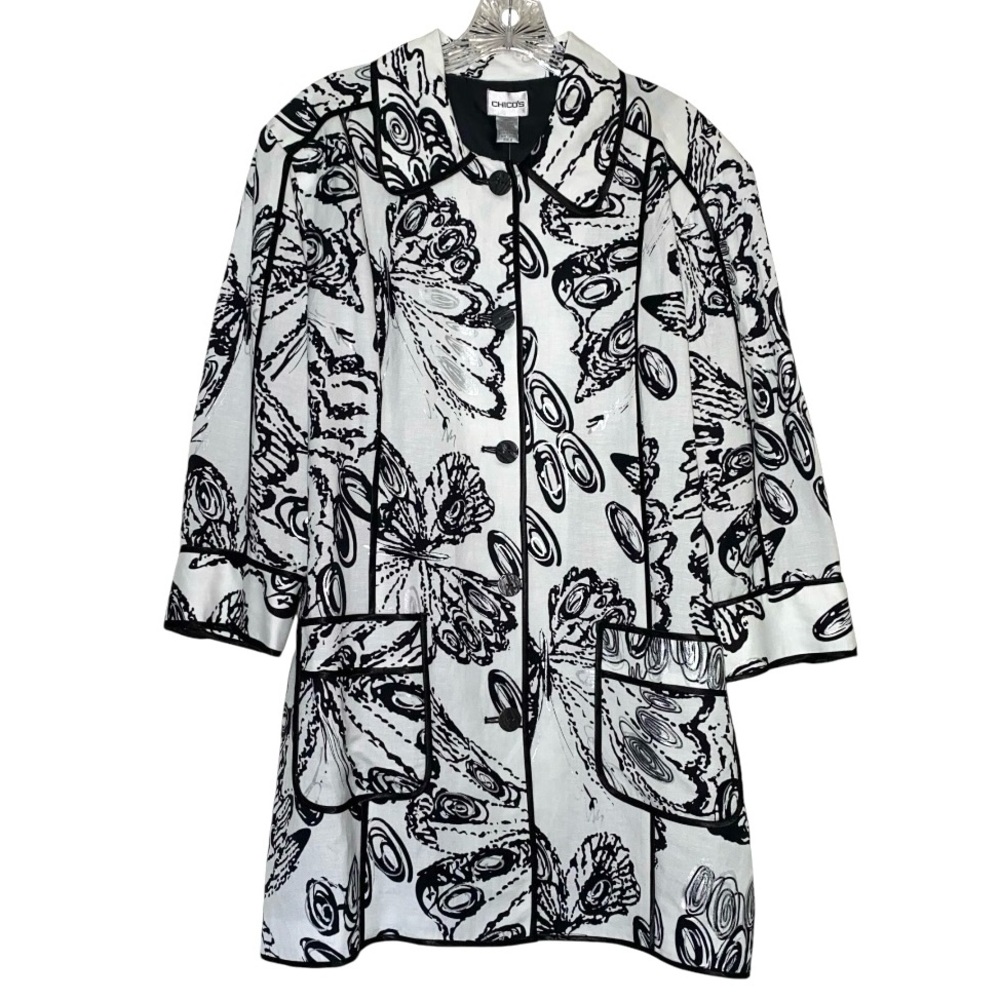 Chico’s Dancing Butterfly Dione Jacket